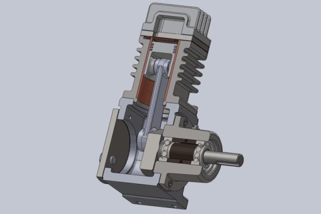 piston compressor Working principle